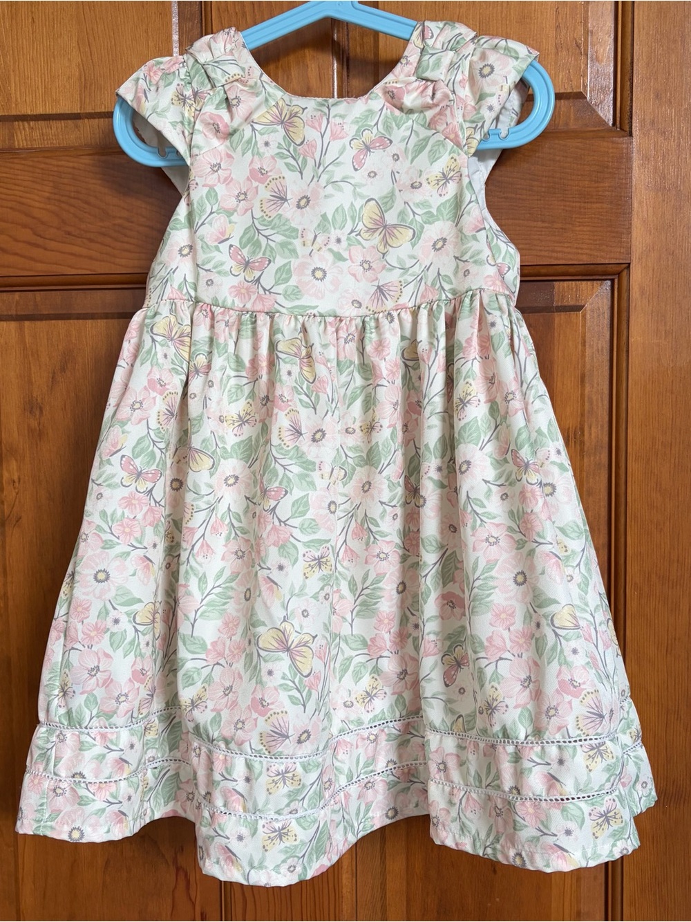 Catherine Malandrino Pastel Floral & Butterfly Girls Dress